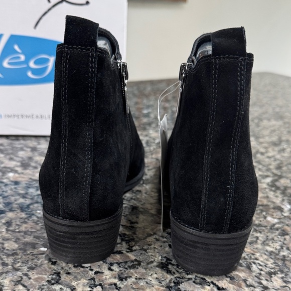 Aqua College waterproof Black Suede Ankle Boots NEW 6.5 - Picture 6 of 13